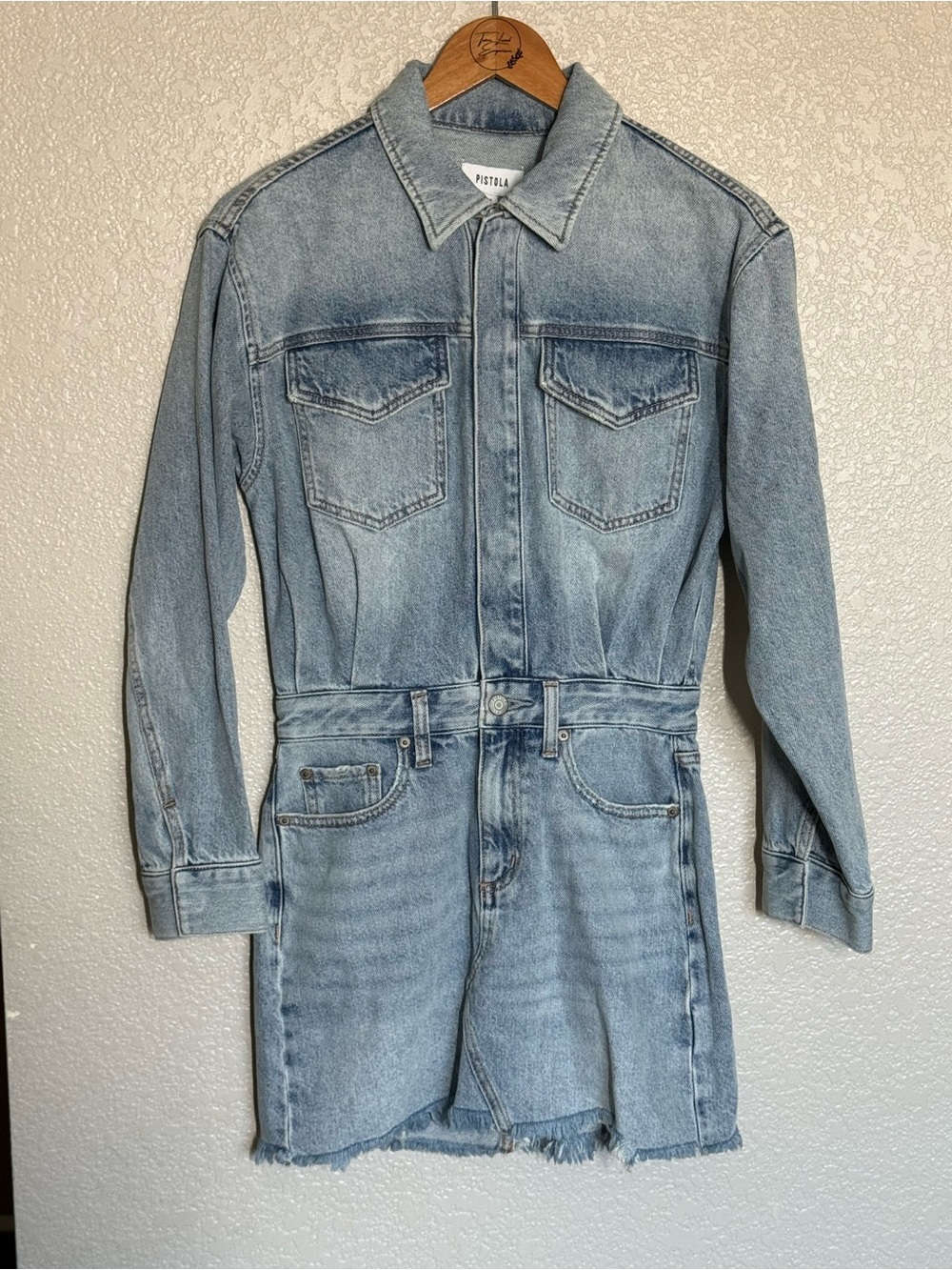 Pistola denim mini dress